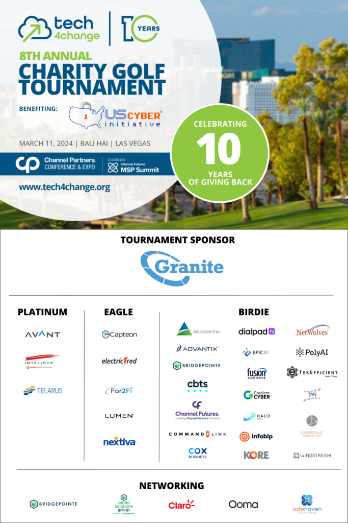 Tech4Change 2024 Charity Golf Event Sponsors